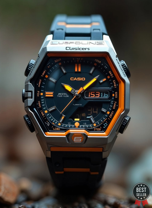 ADR-21001-A1R Black Silver Watch.