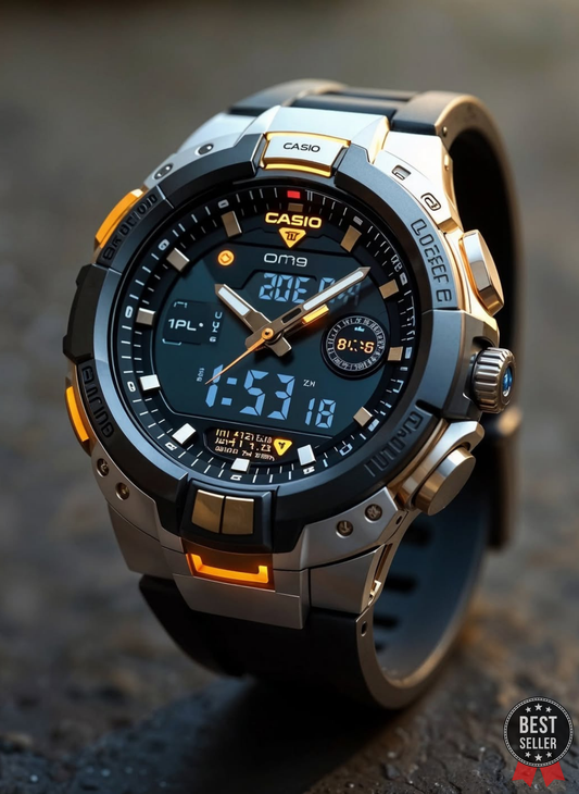 ADR-121YR7-M11 – Nue Silver Black Round Watch.