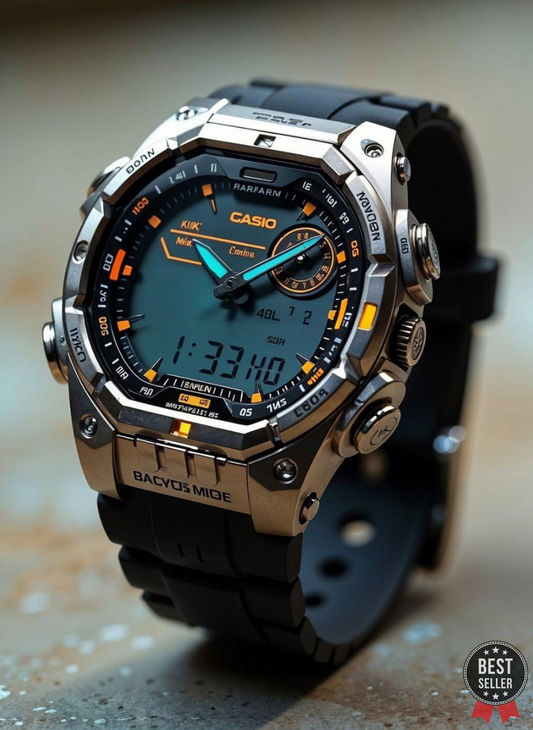 ADR-12110YR7-M11 – Nueon Black Silver Watch.