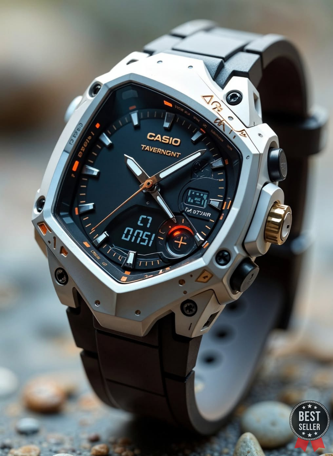 ADR-1124LP-A1R – Black Silver Watch.