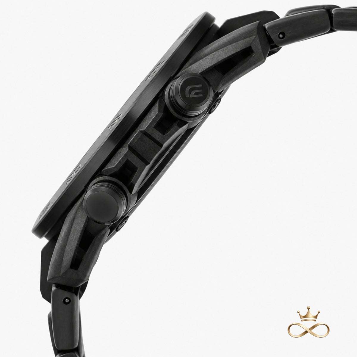 ECB-SX9500B – Stealth Solar Bluetooth Hybrid Watch