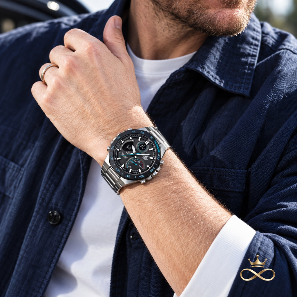 ECB-TX9800S – Solar Bluetooth Hybrid Racing Watch