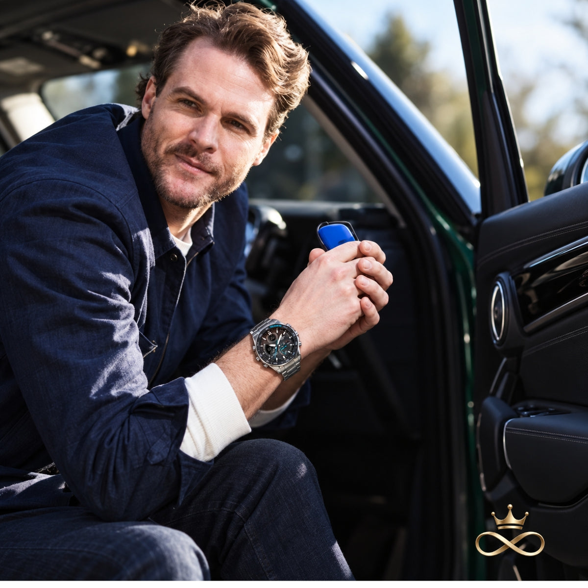 ECB-TX9800S – Solar Bluetooth Hybrid Racing Watch