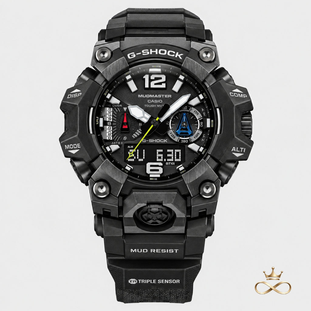 GWG-X9500B-1A Mud-Resist Triple Sensor Hybrid Watch