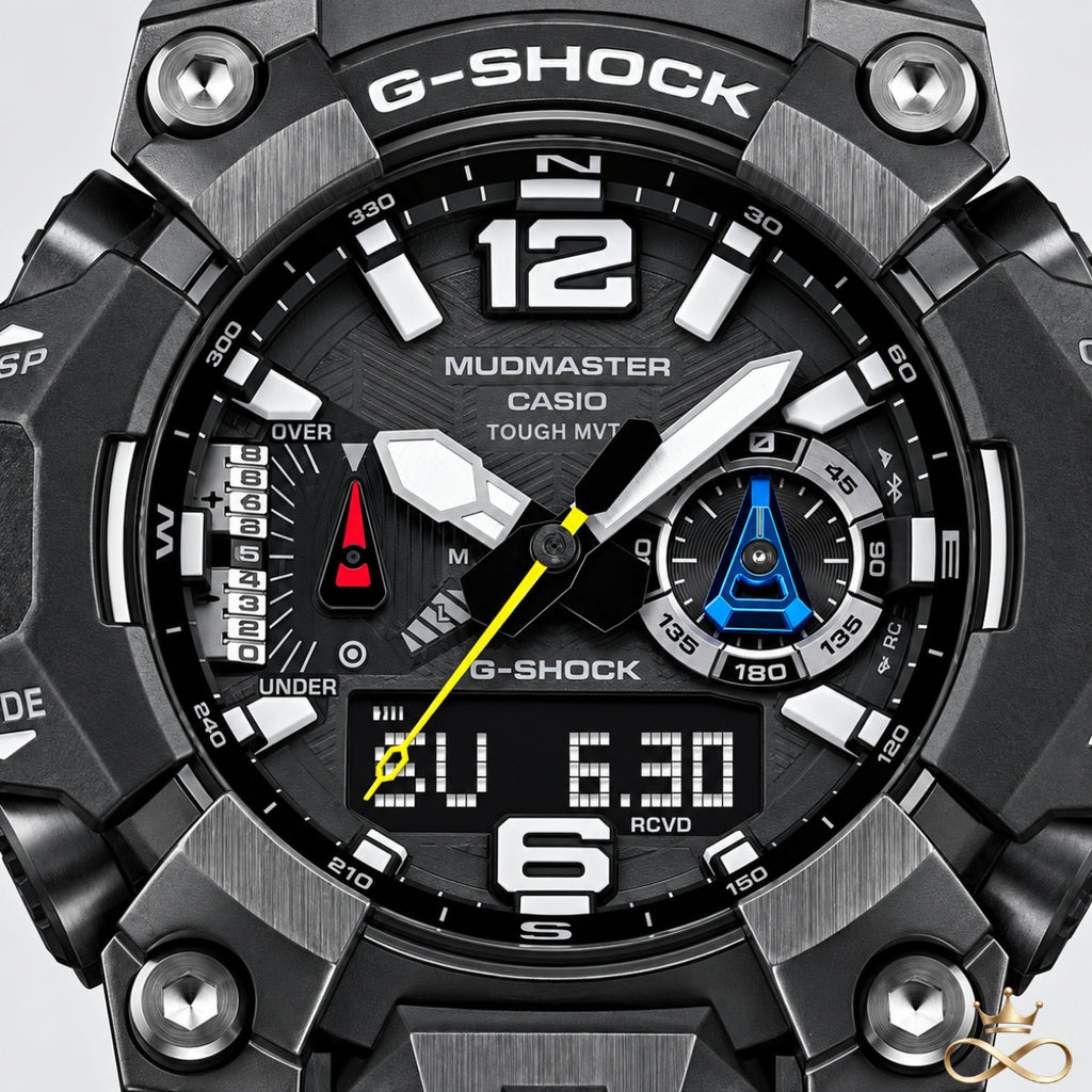 GWG-X9500B-1A Mud-Resist Triple Sensor Hybrid Watch