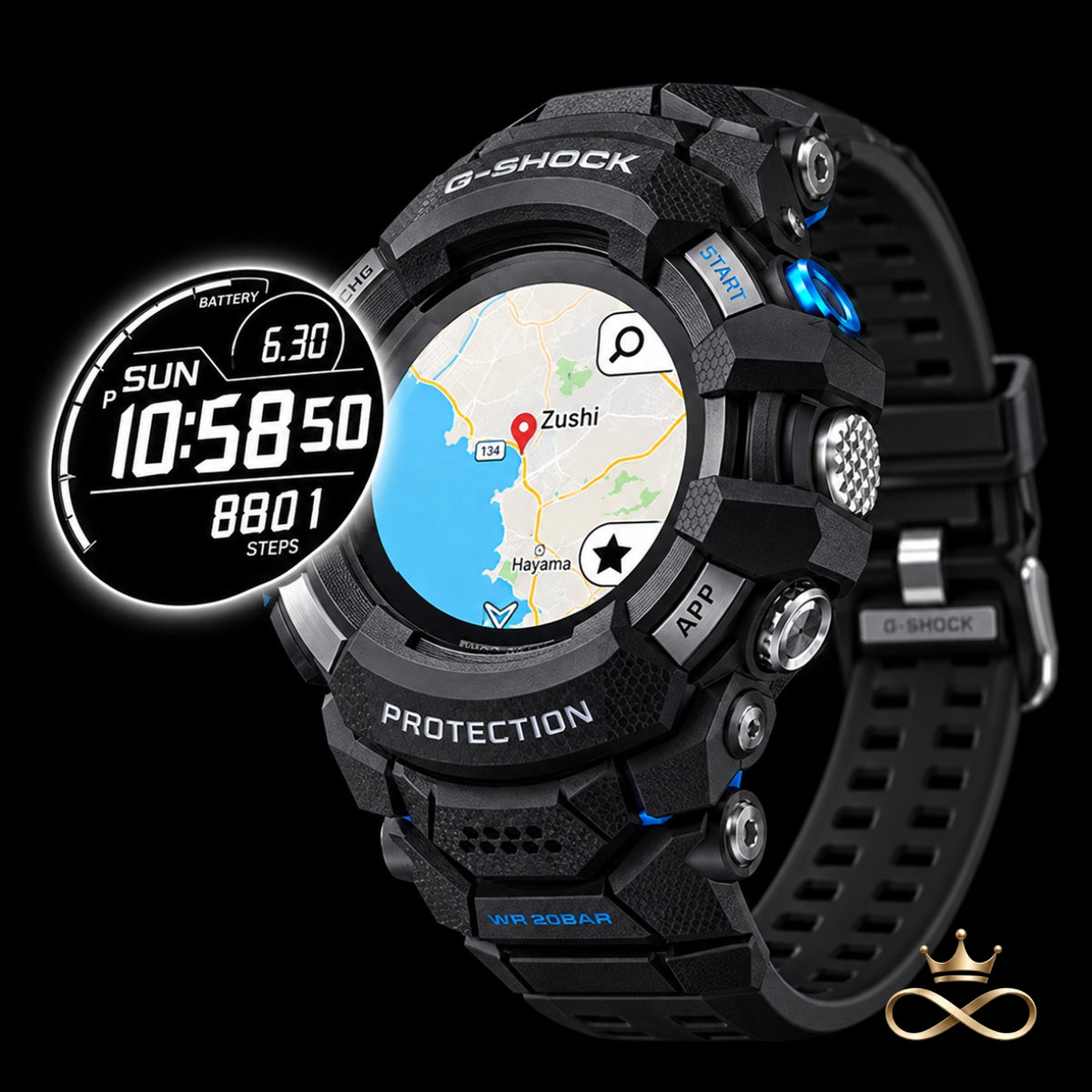 Rugged X20 Multi-Sensor Digital Adventure Watch