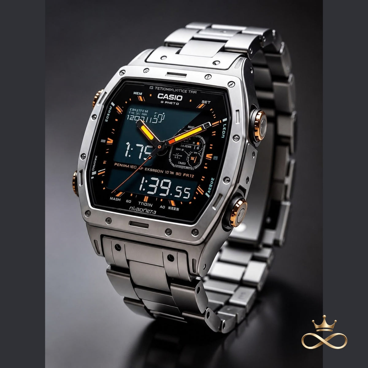 ChronoEdge X7™ Titanium Hybrid Digital Watch